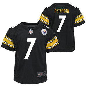Youth Nike Pittsburgh Steelers #7 Patrick Peterson Black Vapor Untouchable Authentic Stitched NFL Jersey