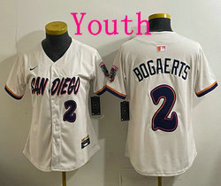 Youth Nike San Diego Padres #2 Xander Bogaerts Cream 2026 City MLB Jersey