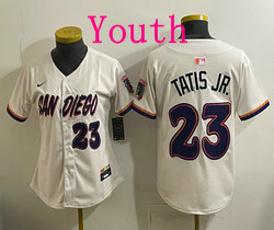 Youth Nike San Diego Padres #23 Fernando Tatis Jr. Cream 2026 City MLB Jersey
