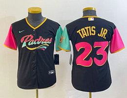 Youth Nike San Diego Padres #23 Fernando Tatis Jr 2022 City Authentic Stitched MLB Jersey