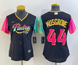Youth Nike San Diego Padres #44 Joe Musgrove Black 2022 City Stitched MLB Jersey