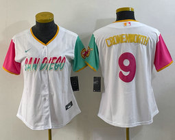 Youth Nike San Diego Padres #9 Jake Cronenworth White City Authentic Stitched MLB Jersey