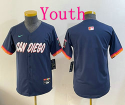 Youth Nike San Diego Padres Blank Button 2026 City MLB Jersey