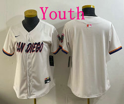 Youth Nike San Diego Padres Blank Cream 2026 City MLB Jersey