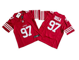 Youth Nike San Francisco 49ers #97 Nick Bosa Red 2023 F.U.S.E Authentic Stitched NFL Jersey