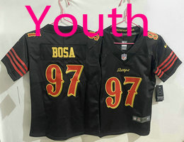 Youth Nike San Francisco 49ers #97 Nick Bosa Rivalries Stitched Football Jersey