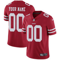 Youth Nike San Francisco 49ers Customized Red Limited Vapor Untouchable Authentic Stitched NFL Jerseys