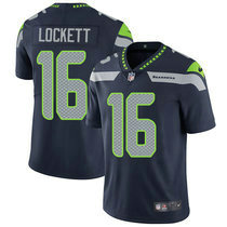 Youth Nike Seattle Seahawks #16 Tyler Lockett Blue Vapor Untouchable Limited Authentic Stitched NFL Jersey