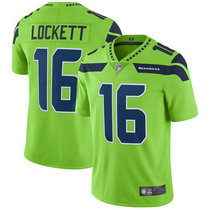 Youth Nike Seattle Seahawks #16 Tyler Lockett Green Rush Authentic Stitched NFL Jersey