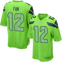 Youth Nike Seattle Seahawks 12th Fan Green Authentic Stitched NFL Jersey