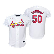 Youth Nike St.Louis Cardinals #50 Adam Wainwright White Authentic Stitched MLB Jersey