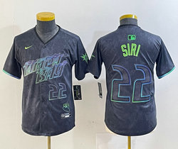 Youth Nike Tampa Bay Rays #22 Jose Siri 2024 City Authentic stitched MLB jersey