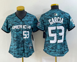Youth Nike Texas Rangers #53 Adolis Garcia Light Blue Game Authentic Stitched MLB Jersey
