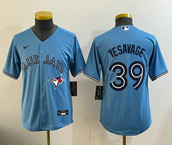 Youth Nike Toronto Blue Jays #39 Trey Yesavage Light Blue Baseball Jersey