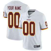 Youth Nike Washington Redskins Customized White Limited Vapor Untouchable Authentic Stitched NFL Jerseys