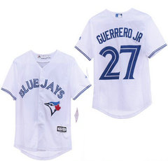 Youth Toronto Blue Jays #27 Vladimir Guerrero Jr. White Game Authentic Stitched MLB Jersey