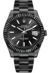 replica Rolex watch Rolex Datejust 41mm 126334 DLC-PVD - Black Black